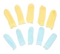 UKCOCO 10pezzi Spazzolino Da Dito Per Cani e Gatti Manicotto Per Dita Per Ridurre Placca e Cattivo Odore Igiene Orale Per Cani Giovani e Gatti Piccoli