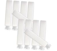 UKCOCO 10pezzi Tubi Di Compressibili Da Viaggio Dispenser Per Lozione Shampoo Gel Doccia Tubi Cosmetici Con Coperchio Di Perdite Contenitori Per Cosmetici Multiuso