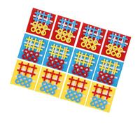 UKCOCO 12 Gioco Tris in per Tavolo Interattivo Educativo Portable per Anni Gioco Strategico Sviluppo e Problem Solving
