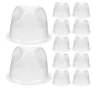 UKCOCO 12 inserti in plastica trasparente per modellare cappelli da cowboy, | Inserto senza per esposizione, mantiene la struttura del cappello, si adatta a fedora e cappelli stile cowboy, riutilizzabile