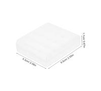 UKCOCO 12 Pezzi Scatola Portabatterie Aa Aaa Trasparente in Plastica con Scomparti Separati Organizer per Viaggio