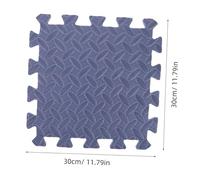UKCOCO 12 Pezzi Tappetini Pavimento in Schiuma Interconnessi Puzzle Morbidi Antiscivolo Spessore Extra per Foglia Decorativa Blu Scuro Facili da Pulire per Cameretta Palestra Casa