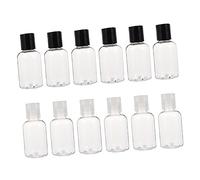 UKCOCO 12pezzi Flaconi per Cosmetici da Viaggio da Dispenser per Lozione Contenitori di Perdite per Shampoo e Bagnoschiuma