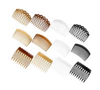 UKCOCO 12pezzi Pettini Laterali per Capelli Denti Pettini Francesi per Chignon Styling Accessori per Donne e Ragazze Leggeri e Comodi per Uso Quotidiano e Viaggi Tenuta Sicura per Acconci