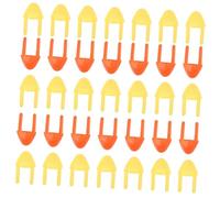 UKCOCO 140 Pezzi Becco di Pollo Finto in Plastica per Giocattoli Animali Accessori DIY per Lavoretti Creativi Gialli Arancioni Resistente e Realistico