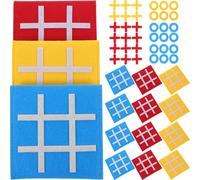 UKCOCO 15 da Tavolo Educativo per Tris Interattivo Rosso per Sviluppo Cognitivo e Divertimento per Compleanni