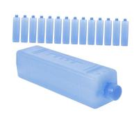 UKCOCO 15 Reusable Small Freezer Blocks Ice Packs Impact Resistant Plastic Cold Packs for Lunch Boxes Outdoor Picnics Food Shipping Long Distance Cooling