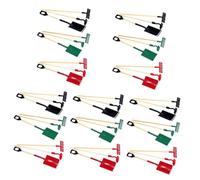 UKCOCO 15 Set Miniature Gardening Tools for Dollhouse Mini Alloy Rake Shovel And Farm Tools for Creative Mini House Decorations And Pretend Play