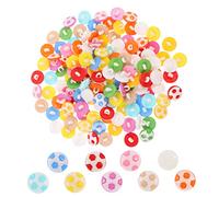 UKCOCO 150 pezzi Bottoni Forma Pallone da Calcio in Resina Colorati Accessori Cucito Decorativi per Maglioni Cappotti e Progetti Fai da Te