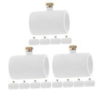 UKCOCO 15pezzi Ugelli Nebulizzatori PVC per Sistemi di Raffreddamento con Connettori Facile Installazione Resistente agli Agenti Atmosferici per Spazi Esterni