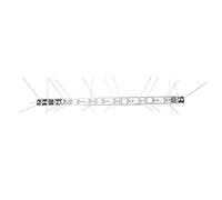 UKCOCO 1pezzi Repellente Uccelli Spuntoni Piccioni per Giardino Barriera Visiva Attrezzo Spike in Acciaio Inossidabile per Esterni Striscia per Gatti Tetti Recinzioni