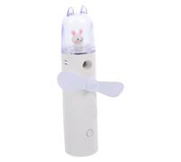 UKCOCO 1pezzi Ventilatore Portatile Ricaricabile Usb Nebulizzatore Mini Ventilatore Misting Per e Silenzioso e Attività Estive