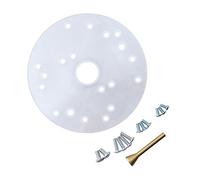 UKCOCO 1set Base Router Acrilico Trasparente Piastra Base Predrillata Per Fresatrici Accessori Compatibili Per Lavorazioni Precise Facile Osservazione Superficie Di Lavoro