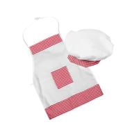 UKCOCO 1Set Costume Chef per Grembiule e Cappello per Servizio Fotografico Creativo Accessori per Catturare Del per Fotografie Interni