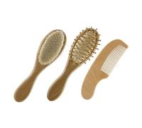 UKCOCO 1Set e Pettine per Naturale Accessori per La dei Infantili Massaggio Scalpico e del Leggero e Facile Trasportare Adatto
