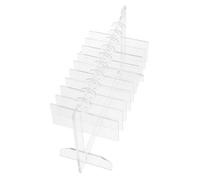 UKCOCO 1set Espositore Per Nail Art Acrilico Organizer Portatile Appendiabiti Per Unghie e Smalti Per Salon e The-go