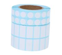 UKCOCO 2 Etichette Scrivibili per Art Diamante Etichette Rettangolari e Rotonde Autoadesive per Contenitori e Crafting Facili da Usare Superficie Scrivibile