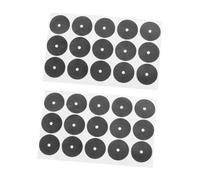 UKCOCO 2 fogli Adesivi Segnapunti per Tavolo da Biliardo Nero Stickers Rotondi Autoadesivi per Posizione Pallino Snooker Materiale Resistente per Uso in Club e Casa