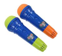 UKCOCO 2 Microfono Giocattolo per Simulazione Realistica per Educazione Musicale e Sviluppo del Linguaggio Microfoni per Cantare e Parlare Gioco Interattivo per Colore Casuale