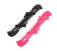 UKCOCO 2 Paia Coprilama per Ghiaccio Rosa Coperture Protettive per Lama Pattinaggio e Hockey Facile Usare Resistente e