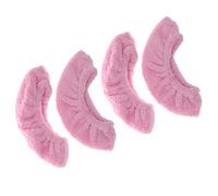 UKCOCO 2 Paia Coprilama per Pattinaggio Pile Assorbente per Hockey e Pattinaggio Rosa Protezione Lame Ghiaccio