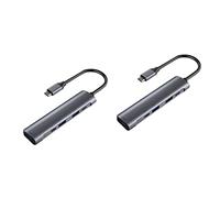 UKCOCO 2 Pezzi 5 Centro Hub Usb 3.0 Dock Dati Hub Usb Espansione Porte Usb Stazione Di Ricarica Usb Hub Dati Portatile Sdoppiatore Multi Usb Hub Usb Multiporta Plastica Divisore Computer