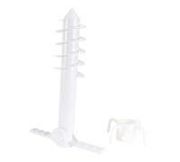 UKCOCO 2 Pezzi Ancora Fissaggio Ombrellone da Spiaggia ABS Resistente Accessori per Ancoraggio su e Base Stabile per Ombrelli da Sole e