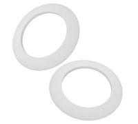 UKCOCO 2 Pezzi Anello per Putter da Golf in Silicone Bianco, Strumento | Aiuto Ergonomico per Allenamento, Uso in Casa e Ufficio, per Golfisti, Migliora Precisione e Tecnica