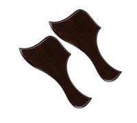 UKCOCO 2 Pezzi Battipenna Per Chitarra Piastra Posteriore Per Chitarra La Guardia Dei Graffi Della Accessori Per Strumenti Musicali Adesivo Antigraffio Per Ukulele Pvc Marrone