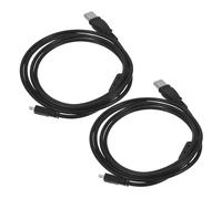 UKCOCO 2 Pezzi cavo dati della fotocamera digitale cavo di ricarica mini USB Chargers wireless veloce cavo di ricarica per telefono cavo di ricarica USB cavo USB magnete Black