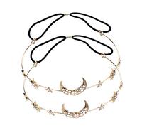 UKCOCO 2 Pezzi Cerchietti per Chioma e Stelle in Lega Oro, Accessori Eleganti per Chioma da Donna, Decorazioni per Foto e Cerimonie come Compleanni o Fidanzamenti