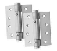 UKCOCO 2 pezzi Cerniere per Porta Alluminio Chiusura Automatica e Ammortizzata per Porte Battente Adatte Porte e Zanzariere e Facili da Installare