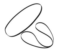 UKCOCO 2 Pezzi Cinghia per Registratore in Gomma Nera, Cinghia per Lettore Cassette, Compatibile Apparecchi Audio e Registratore, Installazione Facile
