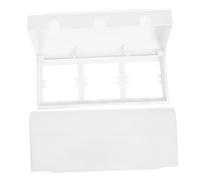 UKCOCO 2 Pezzi Copertura per Presa Tripla Tipo Protezione Antispruzzo per Interruttori e Prese Scatola Protettiva per Bagno e Cucina Salvaguardia Alta Precisione Contro Lacqua