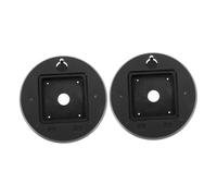 UKCOCO 2 Pezzi Copertura Posteriore Orologio da Parete in Plastica Resistente Ricambio per Meccanismo Orologio Facile da Installare per Riparazioni e Progetti Fai da Te