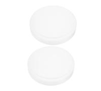 UKCOCO 2 pezzi Coperture Circolari in Plastica per Lampade da Soffitto con Chiusura a Vite Copertura Sostitutiva per Plafoniere in Cucina Bagno e Balcone Riduce Odori e Grassi da Cucina