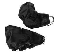 UKCOCO 2 Pezzi Copri Barba per Catering Uomo Nero, Protezione per Barba da Macchie di Olio e Residui Alimentari, Accessorio Igienico per Ristorazione e Uso Quotidiano