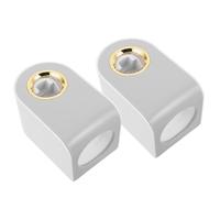 UKCOCO 2 Pezzi Dispenser Automatico Dentifricio Spremiagrumi Paret Erogazione Precisa Sprechi Accessorio Bagno Organizzatore per Famiglia