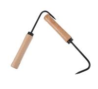 UKCOCO 2 Pezzi Estirpatore Manuale con Legno e Manganese Attrezzo per Giardinaggio Rimozione e Diserbo Strumento Pratico per Aerare e Colore Casuale Colore Casuale