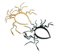 UKCOCO 2 Pezzi Fascia Capelli Medusa con Teste di Serpente Flessibili Corona Egizia Verde Scuro e Oro Accessorio Costume Halloween e Cosplay Donna Elegante e Resistente