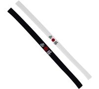 UKCOCO 2 Pezzi Fascia Giapponese per Cuoco in Traspirante con Simbolo Tradizionale Bianco e Blu Unisex per Karate Sport e Cucina Assorbe Sudore e Mantiene i Capelli Lontani dal Viso