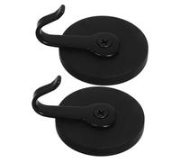 UKCOCO 2 Pezzi Ganci Magnetici per Corona Portafestoni in Ferro Resistenti e Rimovibili per Porte in Metallo Supporto Decorativo per Addobbi Natalizi senza Danni