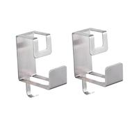 UKCOCO 2 pezzi Gancio da Autoadesivo per Lavabo da Organizer per Bagno Installazione Senza Foratura Design Compatto e Resistente per Asciugamani e Utensili