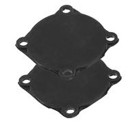 UKCOCO 2 pezzi Guarnizioni in Gomma per Compressore d'Aria Cuscinetti a Forma di Scudo per Testata Cilindro Pad Interruttore Automatico Resistente alle Perdite e Usura Accessori per