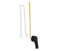 UKCOCO 2 Pezzi Kit di Ricambi per Pulsante di Scarico Wc Leva Ergonomica Silenziosa con Installazione Facile Accessori Compatibili per Serbatoi Frontali Bagno