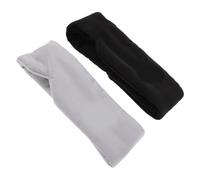UKCOCO 2 Pezzi Maschera Occhi Doppia Faccia Regolabile Maschera da Viaggio Traspirante per Sonno Profondo Uomo Donna Tessuto Morbido e Leggero Copertura Occhi Anti-luce per Riposo
