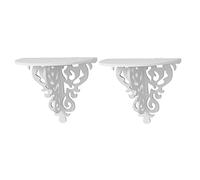 UKCOCO 2 pezzi Mensola da Muro per Fiori e Decorazioni Resistente e Versatile per Piante Speaker e Oggetti Design Angolare per