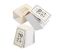 UKCOCO 2 pezzi Mini Tavolo Planner Giornaliero Strappabile Design Robusta per Casa e Ufficio Gennaio Dicembre