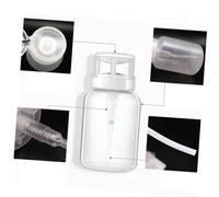 UKCOCO 2 Pezzi Per Rimuovere Vernice Per Unghie Vuoto Erogatore Pompa Bloccabile Materiale Resistente All Uso Capacità Colore Collo Nero e Bianco