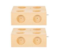 UKCOCO 2 pezzi Piani Inclinati in Legno per Esperimenti di Fisica Attrezzatura Didattica per Scuola Strumenti Professionali per Analisi Attrito e Movimento